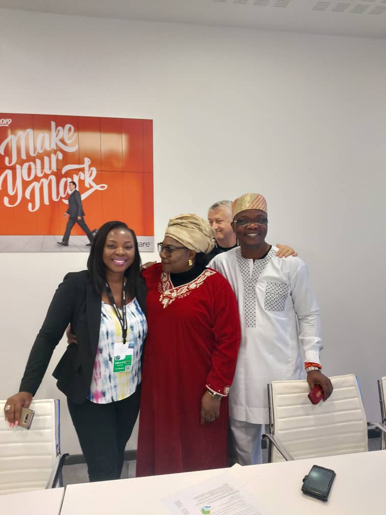 rachelonamusi's tweet photo. A momentous marriage: a merger of epic proportions! The @_AfricanUnion signs an MOU with @VMware at the #vmworld2019 Europe, cementing a working relationship for empowering Africans to lead in the 4th Industrial Revolution.
#VMmagic #Africa #TheFutureIsHere #VMworldEurope https://t.co/cxoaMUwmBw