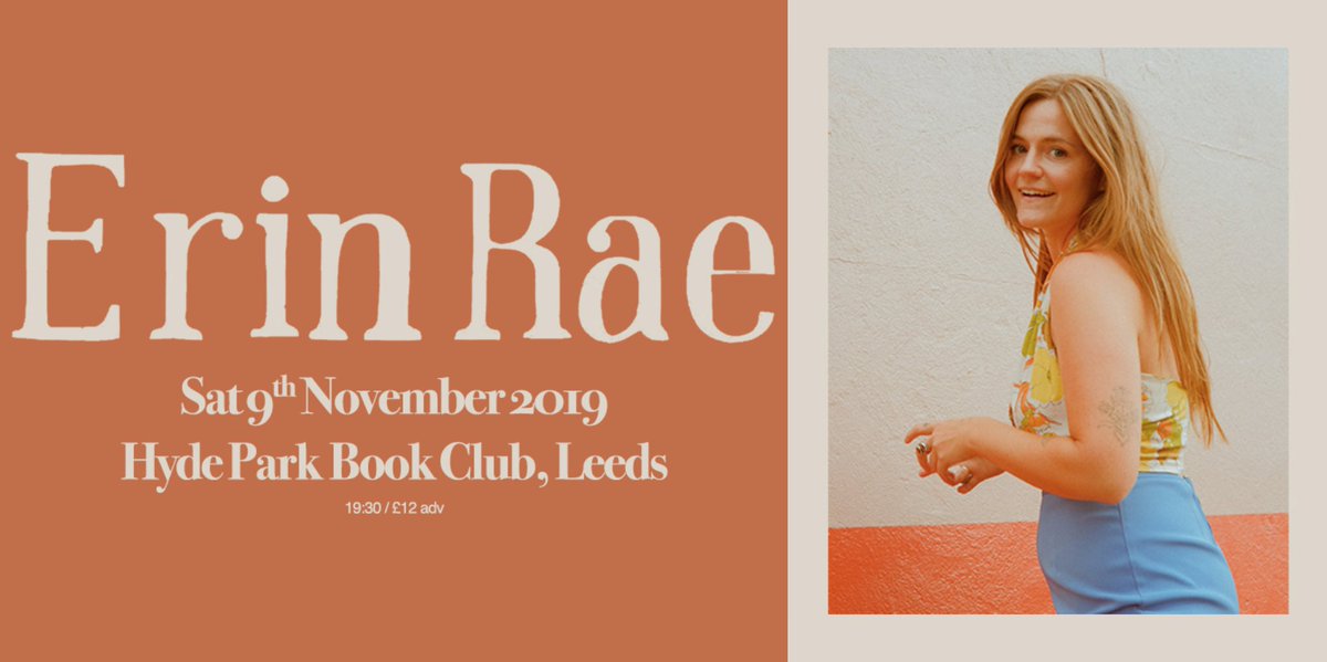 "In Nashville, where she lives, listeners flock to her shows to absorb her lucent energy and the insights she offers without fuss." - @nprmusic This Saturday we're hosting @ErinRaeMusic at @HPBCLeeds, now with added HerTiltedMoons!➡️http://bit.ly/ErinRae-Leeds