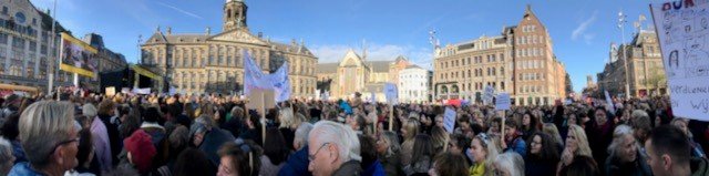 Mooie drukke bijeenkomst op de Dam #ookhetspeciaalonderwijs