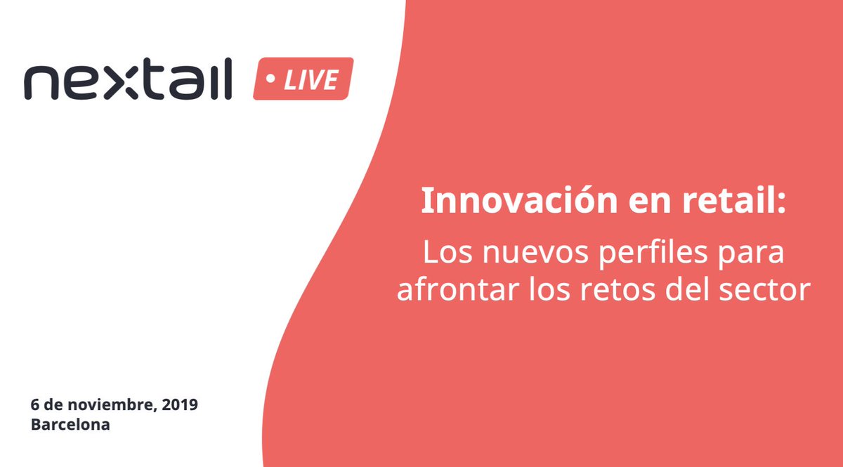 Nextail_co's tweet photo. What new professional roles are helping #retailers meet today's challenges? Our distinguished panelists will uncover how and why this new #talent is in hot demand. Looking forward to the 2nd #NextailLive event in #Barcelona tonight! https://t.co/t9nhhiNV9g