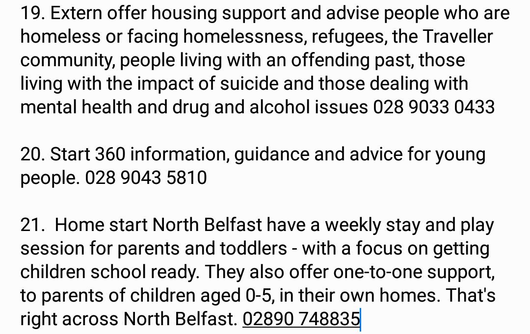 MHM_NI's tweet photo. We have updated our list of mental health charities &amp; other service's that can offer you help! 

We would appreciate it if you could all share this🧡 https://t.co/EssptblBkO