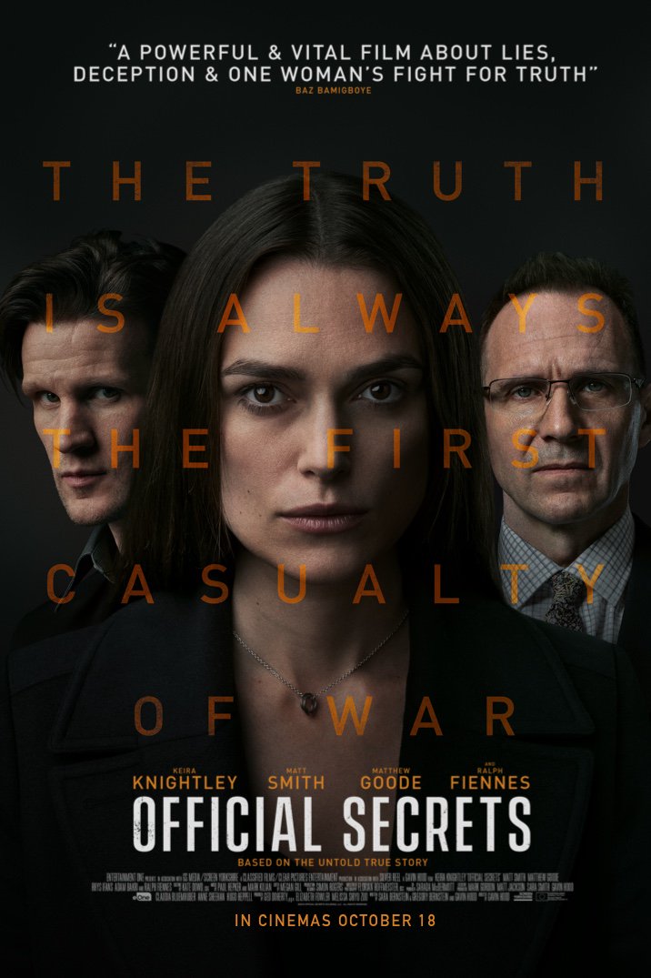 Sublime Official Secrets #OfficialSecrets
<a href="/OSFilmUK/">Official Secrets</a> officialsecretsfilm.co.uk