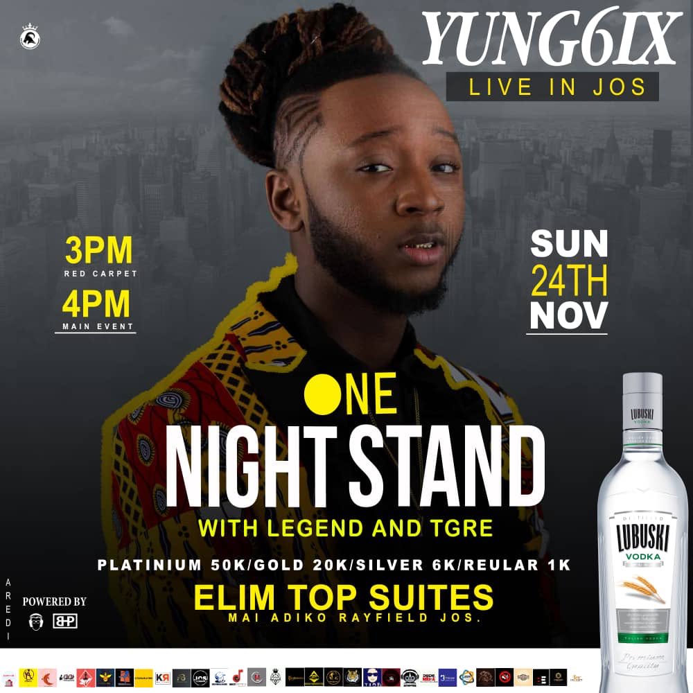 IamMrBatch's tweet photo. If you’re in Jos 24th November, do yourself a favour and come see something new! Cos we shutting it down for #onenightstand #TGRE #BHP #FreddyNation #lubuski #teekdesign https://t.co/LSJAZ8WTaD