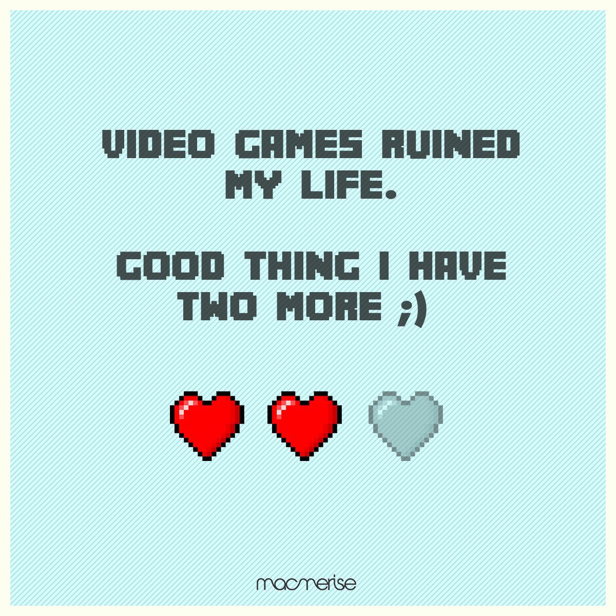 Macmerise's tweet photo. It's all good until 'Game over' #life #gameover #relatable #gaming #gamingmeme #gamer #videogame #games #funny #goodthing #tech #mood #nostalgia #macmerise #macmeriseit #getmacmerised #wednesday #wednesdaymood https://t.co/GQmanv3fQk