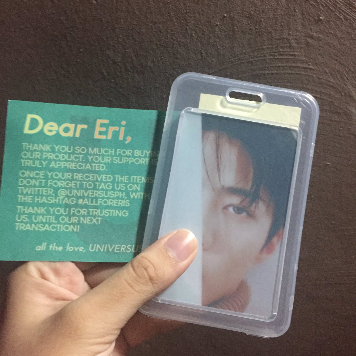 onlyyeollie's tweet photo. Thank you @universusph and for the PC freebies! Sooo cuteeee 😭🥺💕💕 #ALLFORERIS https://t.co/LGb2dSywYJ