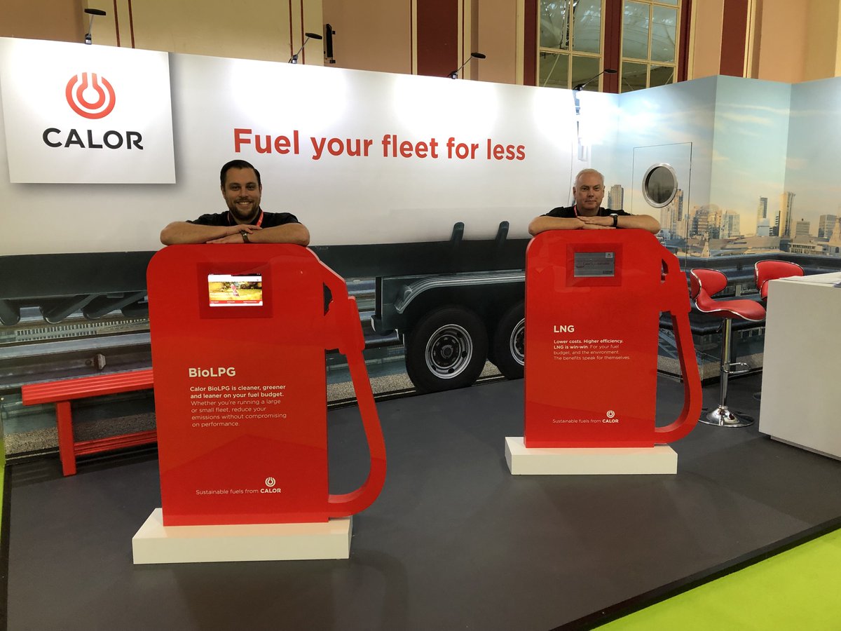 CalorBusiness's tweet photo. We're at @freightincity today! 
If you're here, come along and say hello to us at stand S01 😊

#FITC2019 https://t.co/MrzylSlGG2