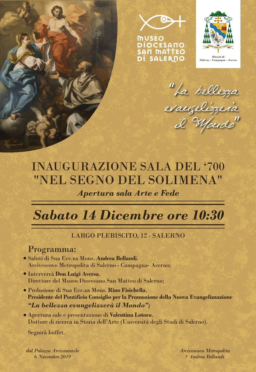 Inaugurazione sala del #700.

#inaugurazione #settecento #arte #arteitaliana #Salerno