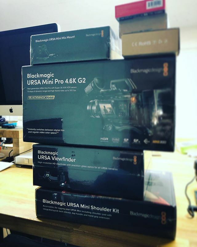 Some stuff turned up today... 😁
.
.
.
@blackmagicnewsofficial <a href="/wexphotovideo/">Wex Photo Video</a> 
#ursag2 #blackmagicdesign #filmmaking #gearporn #newthings ift.tt/2Ch4mfF