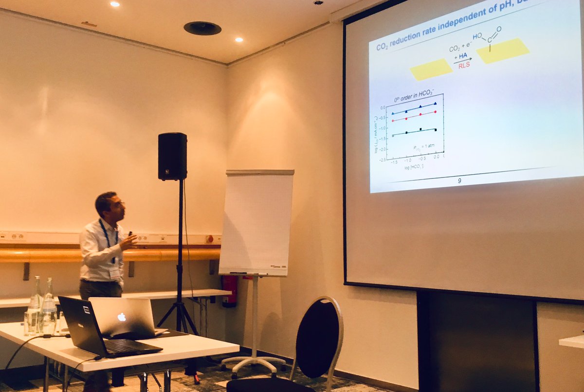 LudmillaSteier's tweet photo. It’s off to a great start by an inspiring talk by @yogi_chem and interesting discussions at #Solcat19 symposium at #NGFM19 @nanoGe_Conf https://t.co/1kZBWjsgdl