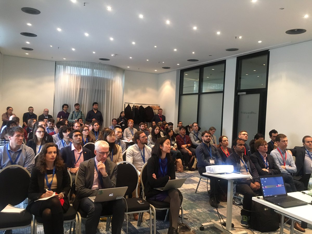 LudmillaSteier's tweet photo. It’s off to a great start by an inspiring talk by @yogi_chem and interesting discussions at #Solcat19 symposium at #NGFM19 @nanoGe_Conf https://t.co/1kZBWjsgdl