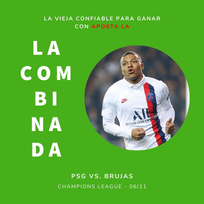 PSG, infalible de local, recibe la visita del Brujas de Bélgica. ¿Está en tu combinada del día con @apostalapy?

Este y otros partidos de Champions League, disponibles para ganar hoy mismo.

➡️ bit.ly/ApostalaChampi…