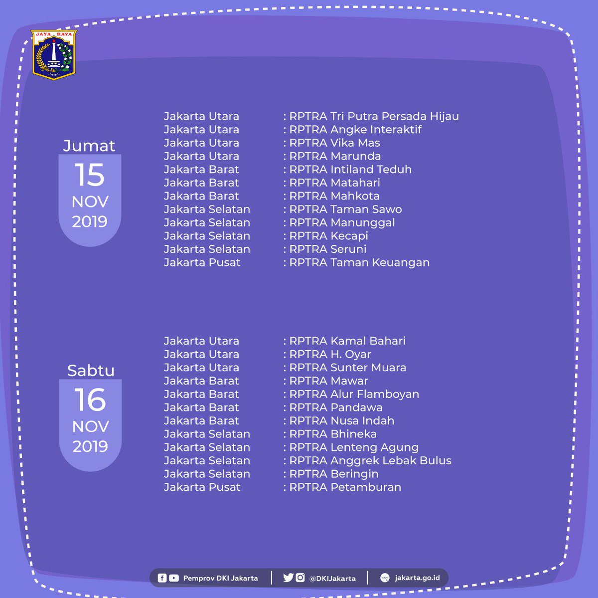 dkpkpjakarta's tweet photo. Nggak hanya itu, kamu juga bisa mendapatkan Pangan Murah di toko perkulakan dan pasar-pasar Jakarta. Buka setiap Senin- Sabtu pukul 08:00 - 17:00. Geser ke kiri untuk lengkapnya!⁣
⁣⁣⁣⁣⁣
#DKIJakarta⁣⁣⁣⁣⁣
#Jakarta⁣⁣⁣⁣⁣
#dkpkpjakarta⁣⁣
#PanganMurah⁣⁣⁣⁣⁣ https://t.co/3ZS0Rg7NTi