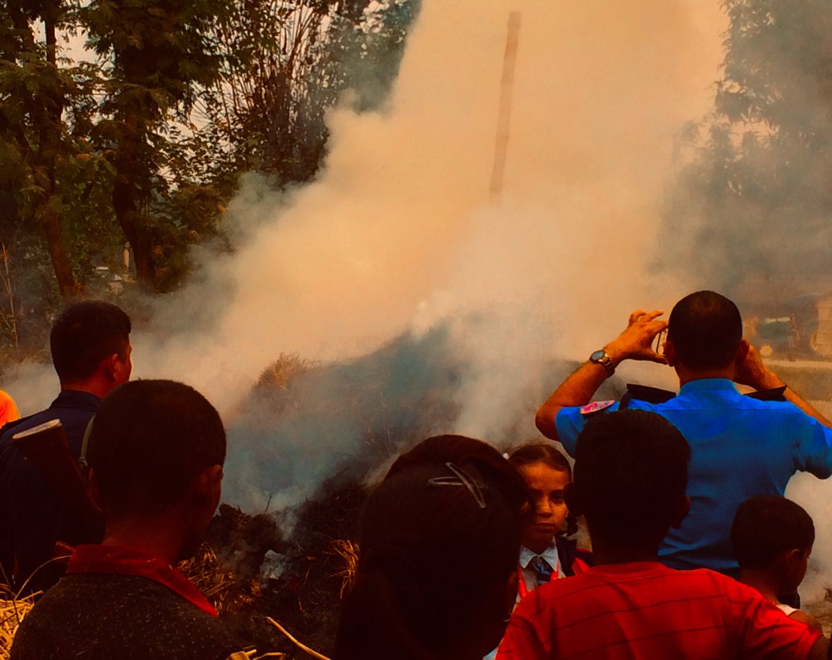 GautamBashanta's tweet photo. Bornfire today in #sunwal,nepal https://t.co/0Jsmn5Ijbp