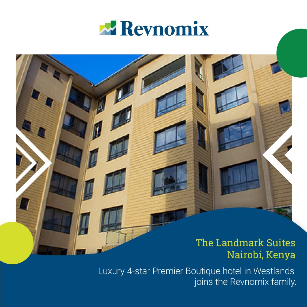 Revnomix's tweet photo. The Landmark Suites is a premier boutique hotel in Westlands, Nairobi offering modern, contemporary and spacious suites. We are glad to announce they are now part of the Revnomix portfolio of esteemed clients.
#portfolio #client #kenya #revnomix #hotels #hospitality https://t.co/KR7s7mekGV