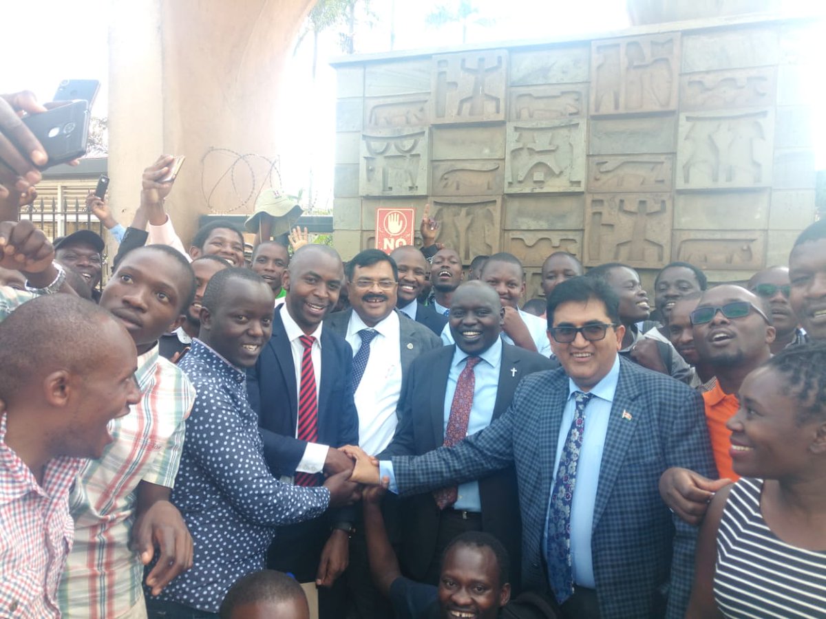 kUCOofficial's tweet photo. Present were Kericho Senator  Samson Cherargei (Chair Legal Committee Senate ) Nandi Hills MP Alfred Keter(Member Labour Committee )  ,his Chepalungu counterpart Gideon Koske c ,Imenti  North MP Rahim Dawod and Kesses  MP Mishra Swarup  (Vice Chair Health Committee )
@MOH_Kenya https://t.co/OOdD5EHCje