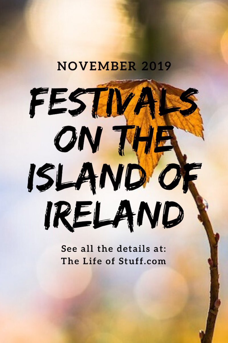 dLifeofStuff's tweet photo. What’s On: Festivals this November 2019 on the Island of Ireland - https://t.co/T5CGqCI0Wz
From Belfast to Dingle there are festivals to keep your toes warm - food, film, music and culture
#Travelblog #CultureBlog #Ireland #NorthernIreland https://t.co/jO1gsJHX9T