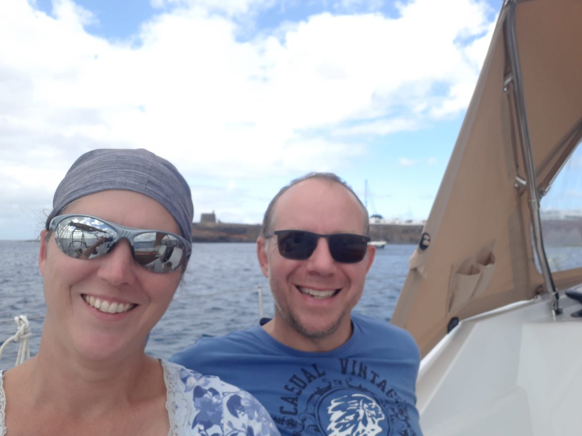 symeerla's tweet photo. Wir sind endlich auf Lanzarote angekommen. Was für eine wilde Überfahrt 😀 #meerla #segeln #crusinglife https://t.co/mcgBHbRIHp