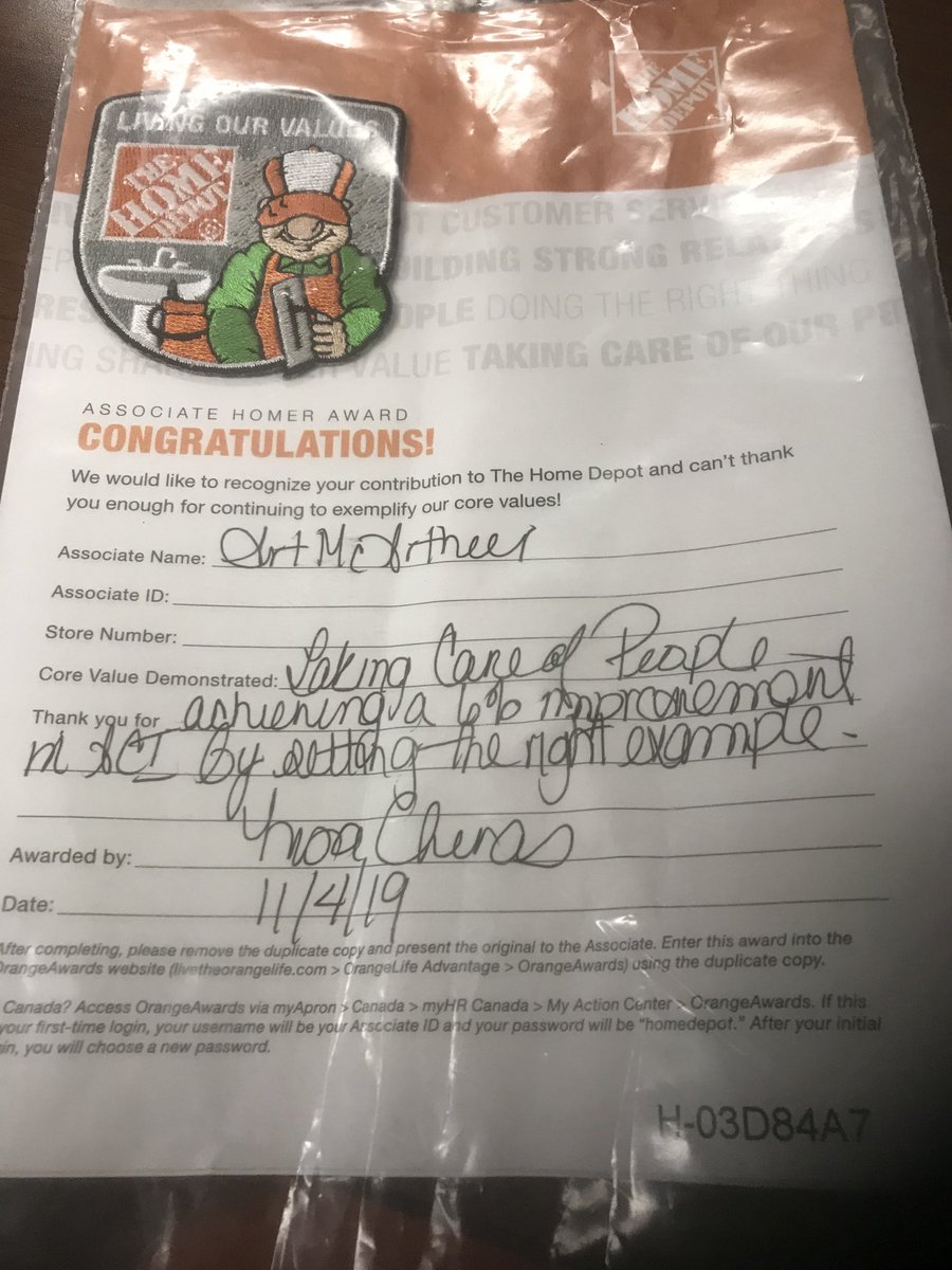 Taking care of our people is the most important thing we can do as leaders.  Having RHRM Lisa Chiras recognize you for that/VOA results was a thankful moment.