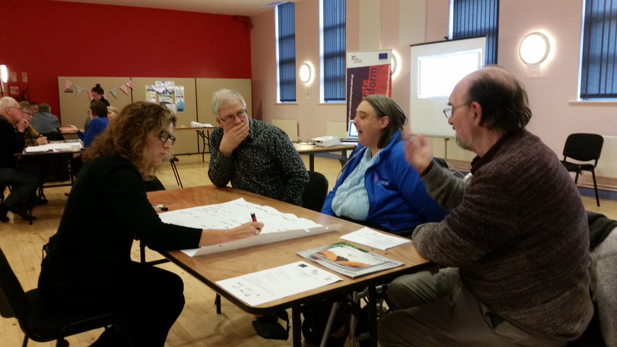 socentxchange's tweet photo. In smaller groups now to discuss strengths, challenges & needs for the #socialenterprise sector in #bolsover during the @socentxchange Roadshow. @BolsoverTogeth1 @BolsoverBeast @SCRGrowthHub @sheffieldlive #socentx #chesterfield #Derbyshire @nedDC @BolsoverDC https://t.co/h22UlidRRW