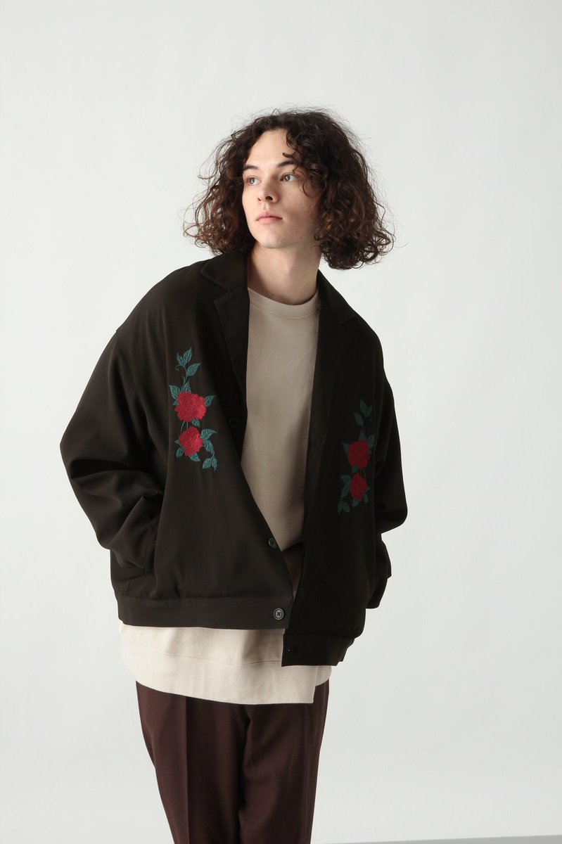 HARE ブルゾン　刺繍 HARE on X