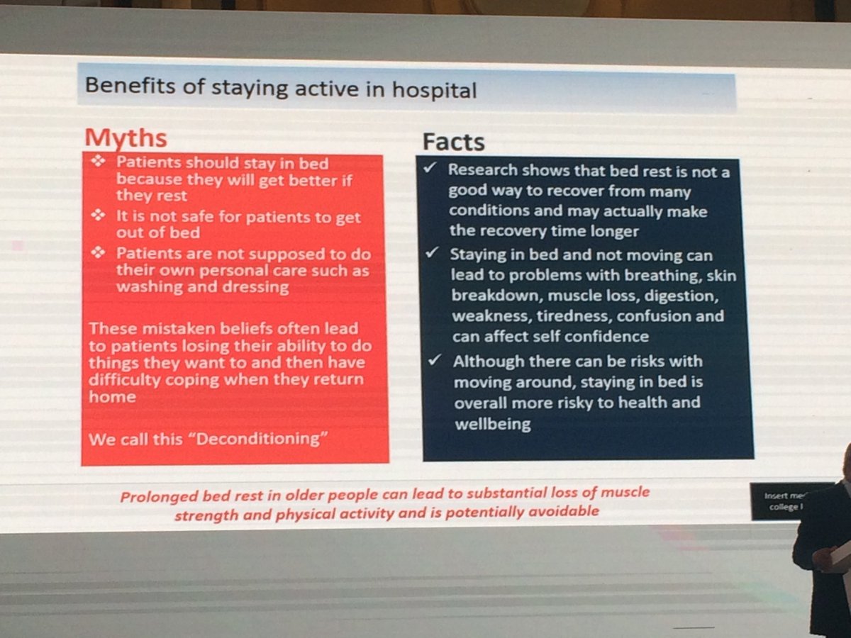 KeebleM's tweet photo. Myths about activity in hospital @WorcsAcuteNHS @WorcsHealthCare https://t.co/92NVOHHjyQ