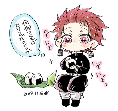 りんごさんがTwitterに投稿した竈門炭治郎(鬼滅の刃)のイラスト。