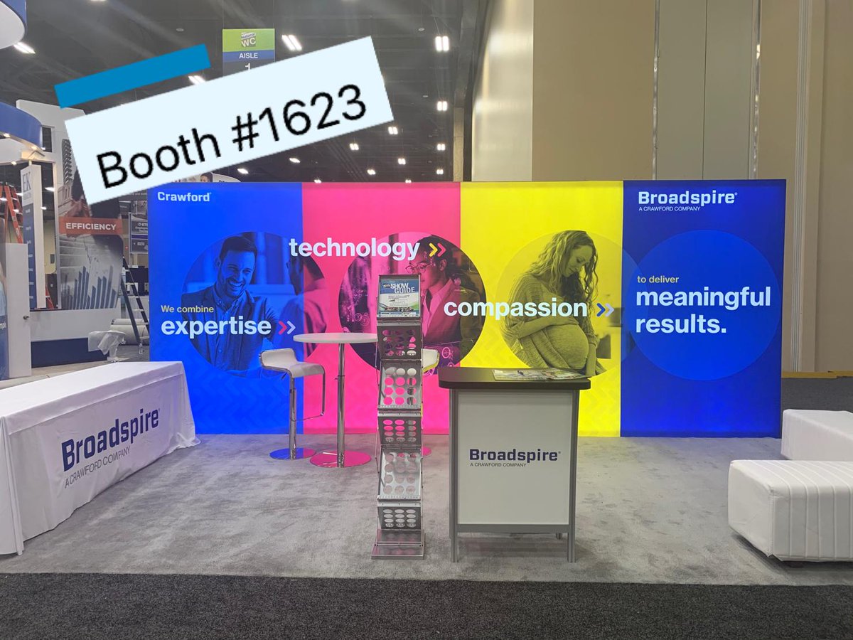 Broadspire1's tweet photo. #nwcdconf is just hours away. Stop by to see our new look, learn about today’s Broadspire Thought Leadership Forum sessions and see how we are delivering results with expertise, technology and compassion. https://t.co/IDKGurcL8A