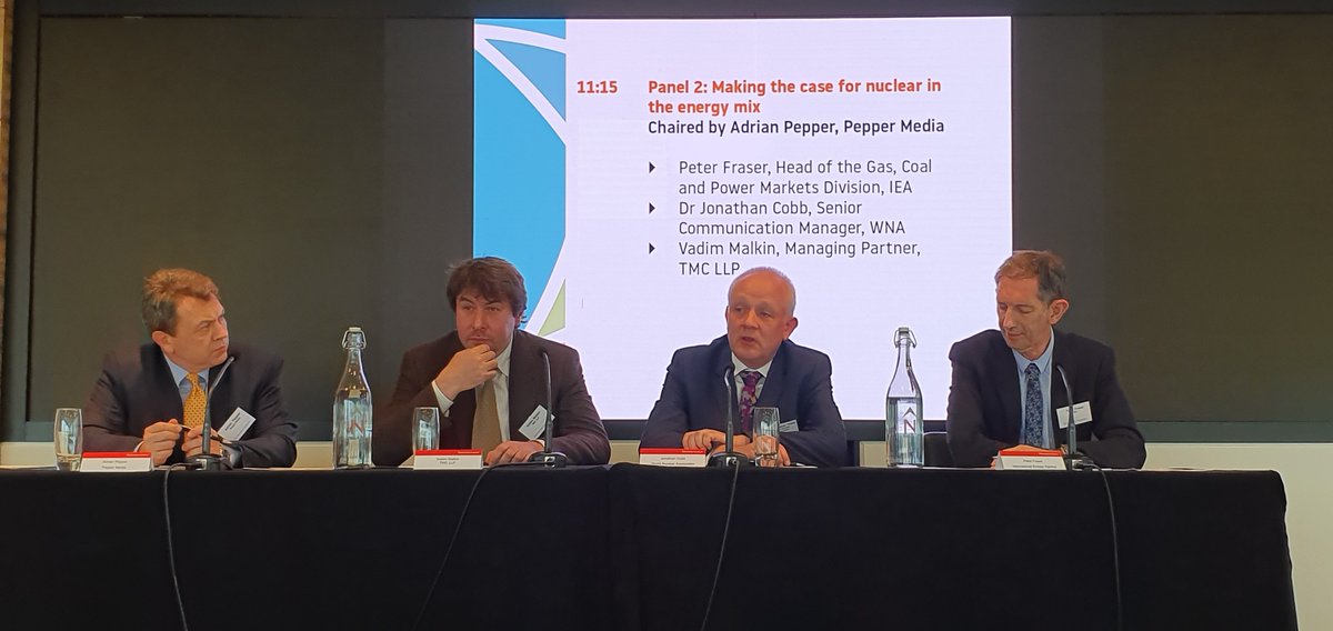 "There has been an acceleration in the deployment of nuclear over the past 10 years, but not enough to combat #climatechange." says @JonathanWorldNu during #NNWIForum2019 session on the role of #nuclearenergy in the future energy mix: world-nuclear.org/harmony #harmony2050