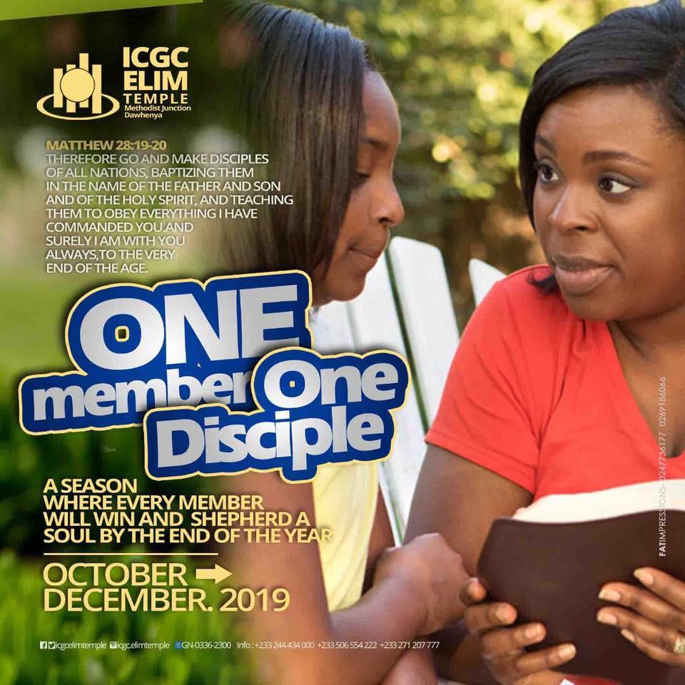 icgcelimtemple's tweet photo. Let’s populate Heaven! Speak to someone about Jesus today and shepherd them as they walk in the Light.
God will strengthen you.
#OneMemberOneDisciple #WeAreElimTemple #WeAreICGC https://t.co/IYmfr47VTD