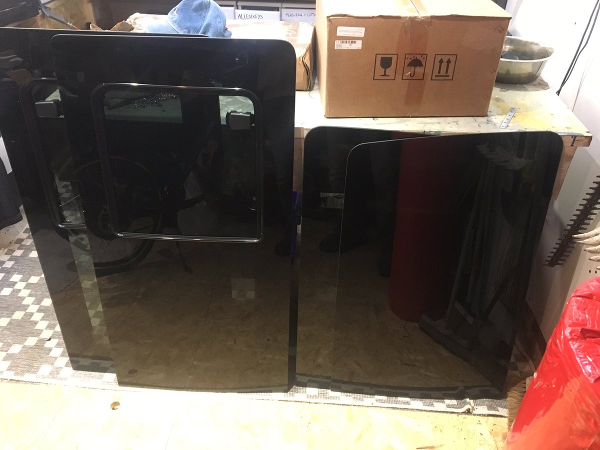 coptercamuk's tweet photo. New campervan windows have arrived for my new campervan video build series #vanlife #vanbuild https://t.co/rEV8tleVP6