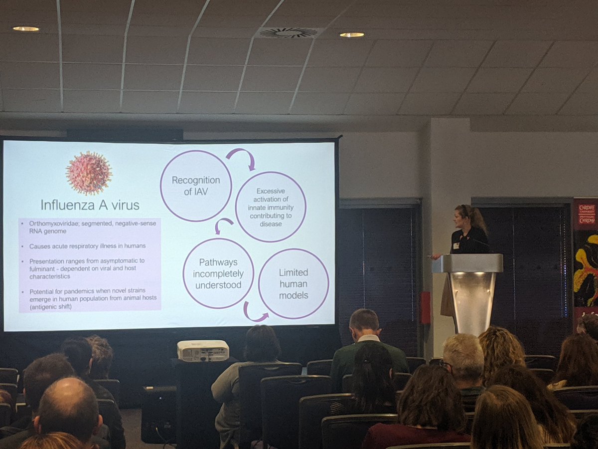 CUSystemsImmu's tweet photo. Dr Jessica Forbester told us about her research on influenza-induced inflammatory responses in human cells and murine models #II2019 https://t.co/lYBkmpD6Km