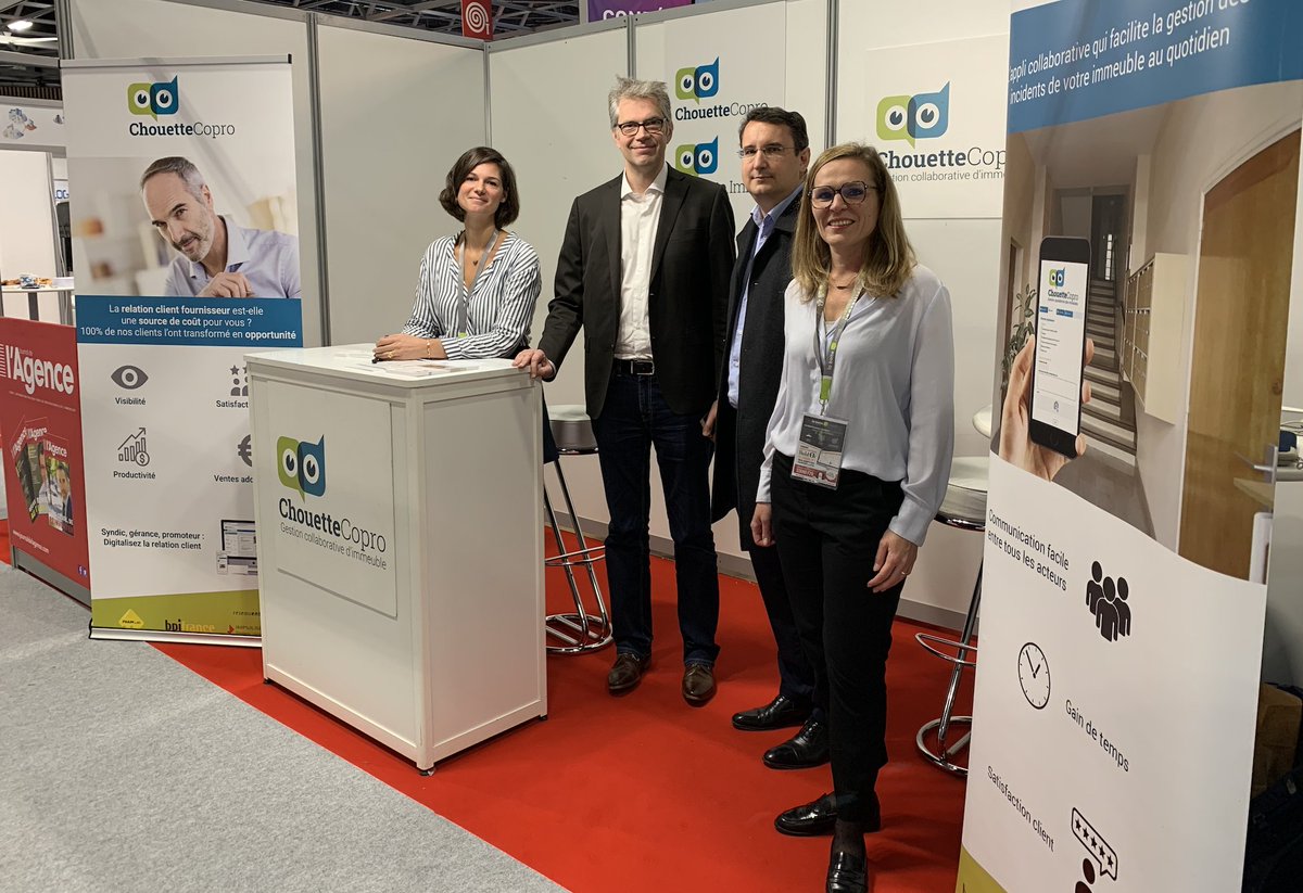 Salon #RENT c'est parti pour deux jours ! 🚀
#Innovation ? #RelationClient ? L'équipe ChouetteCopro vous attend sur le stand G70 🙂