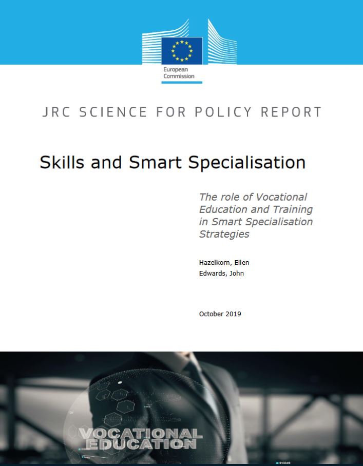 transforming_EU's tweet photo. Skills are important in #smartspecialisation 👉 Vocational Education and Training (VET) can play a much bigger role in Smart Specialisation Strategies than has so far been considered.  Check out the report https://t.co/TmqbMLgAng @EU_ScienceHub @EUinmyRegion @johnhuw https://t.co/zJUC2Xslpd