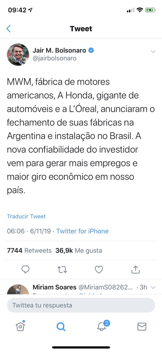 gbyted's tweet photo. @radioconvos899 el Twitter de Bolsonnaro no fue borrado https://t.co/ANNJL6u3M7