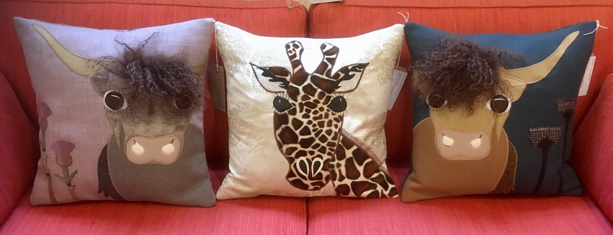 nickyjfurniture's tweet photo. These fab cushions by talented Kath Perry just in. Perfect Christmas pressies 😍 #Christmas #presents #christmaspresents #corbridge https://t.co/x8hHyexUXu