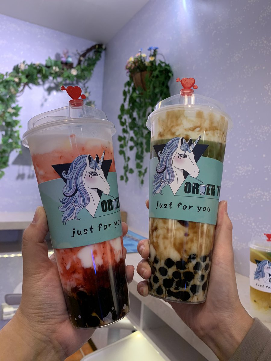 order_tea_'s tweet photo. イチゴみるく🍓黒糖タピオカ
オーダー三味💓黒糖タピオカミルク宇治抹茶ミルクフォーム
人気です❣️😊寒いのでホットでもお召し上がりできますのでぜひお試しください🧡 https://t.co/mBq99Ji9HA
