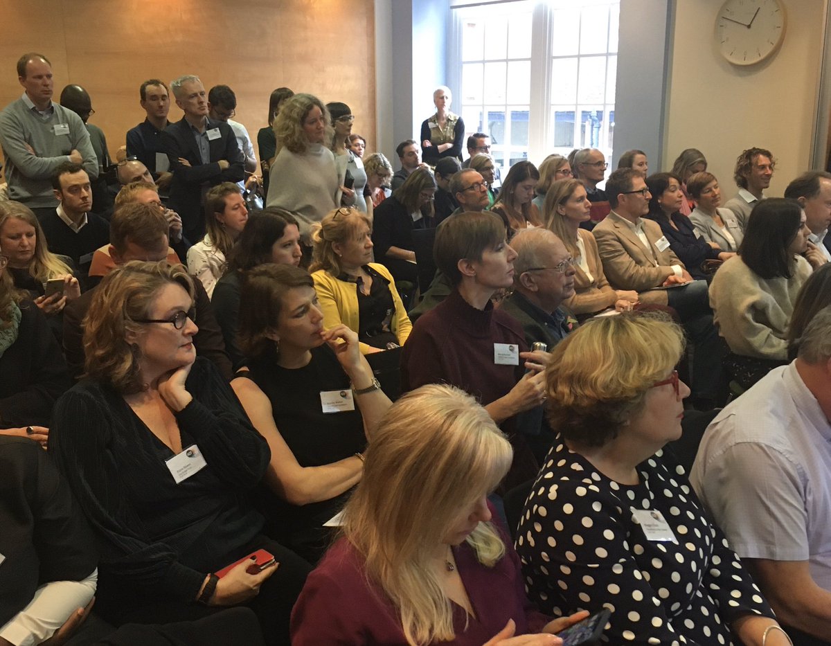 ACFoundations's tweet photo. Standing room only for the lunchtime briefing to launch the Funder Commitment on Climate Change at #ACFclimate https://t.co/Jd1ps0fQAl https://t.co/8e8Muw7iTc