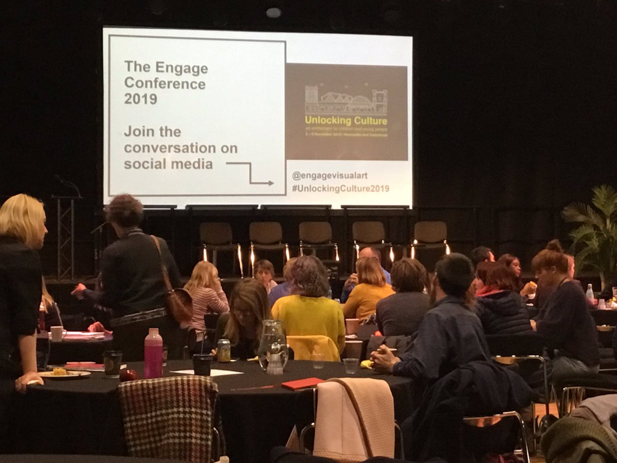 alisonbowyer's tweet photo. Great to be @engagevisualart #UnlockingCulture2019 Earlier @libraryfiend and I shared how @LoudinLibraries and @kidsinmuseums make museums more inclusive and welcoming for young people. Weโre talking safe, accessible live music events by great artists and digital #TakeoverDay https://t.co/xUved6N00j