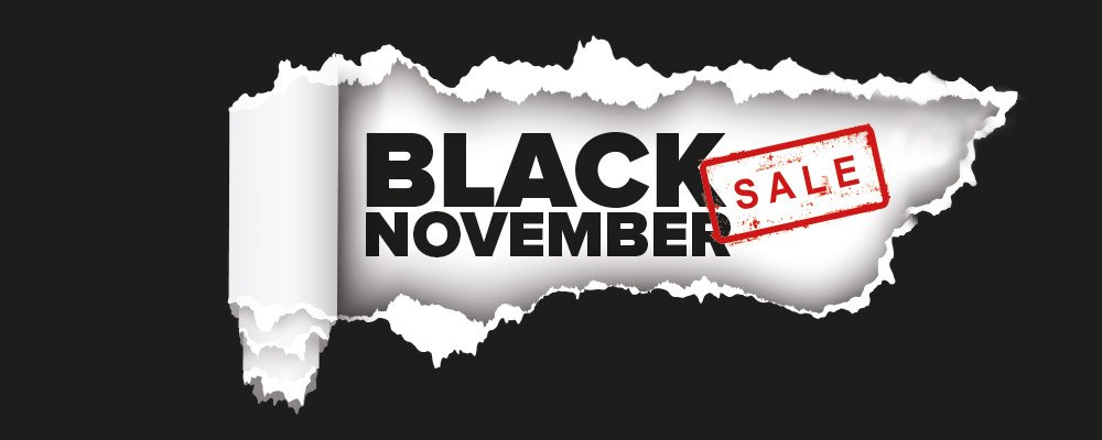 Black November Blowout 2019 - Incredible Savings All Months Long - eepurl.com/gIT4mv