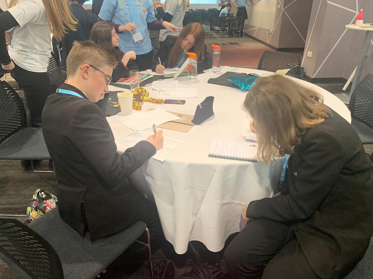 RbhsCompSci's tweet photo. @RBHSBolton Bootcamp morning session almost done.  #SoftSkills on full display as our year 8s are developing their app ideas and demonstrating great teamwork here at media city. #awsgetit https://t.co/sAvi9XgO24