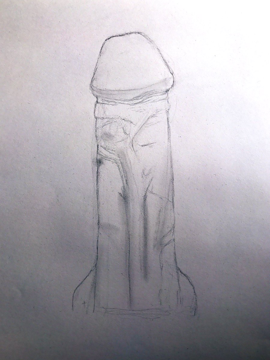 Line work started on @scottishladxxx0 big, tasty dick and with focus on his strong dorsal vein for his #PenisPortrait