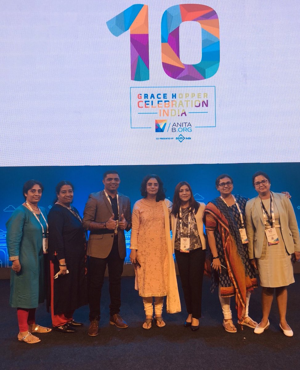 Cheeyanna's tweet photo. It’s a wrap to day 1 at #GHCI19 #Wewill @IBMIndiaJobs  #IBMatGHCI19 Team IBM @sugandhasrik @sumanchand03 @l_raghuraman @KulkarnimMahesh @ritwikjha @sakankshaSingh https://t.co/chwd1veflr
