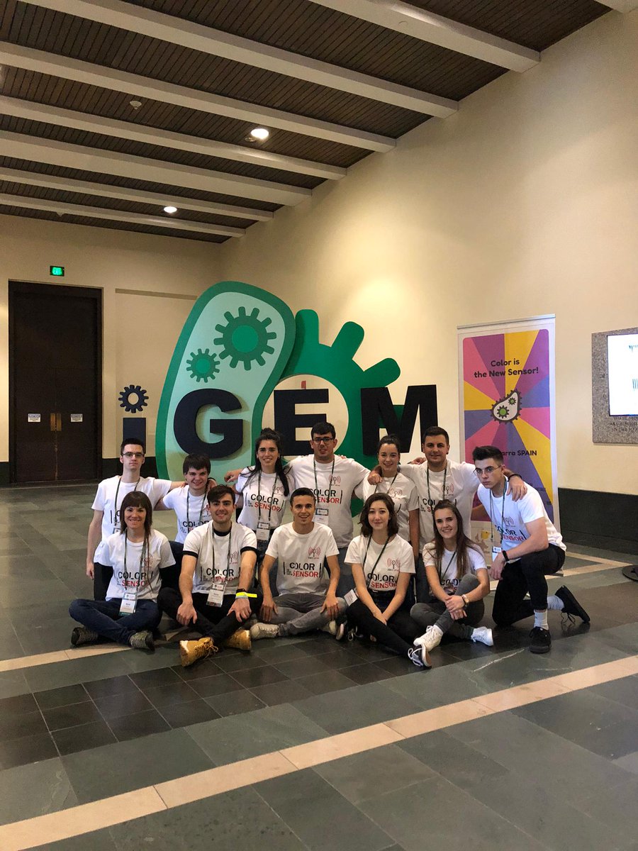 UPNA - Universidad (@unavarra) on Twitter photo 🥇El equipo de la UPNA , @IUpna2019, Medalla de Oro en el concurso internacional de biología sintética celebrado en Boston bit.ly/33nxspK
<a href="/gob_na/">Gobierno de Navarra</a> @GrupoAN_Natural 🥇El equipo de la UPNA , @IUpna2019, Medalla de Oro en el concurso internacional de biología sintética celebrado en Boston bit.ly/33nxspK
<a href="/gob_na/">Gobierno de Navarra</a> @GrupoAN_Natural