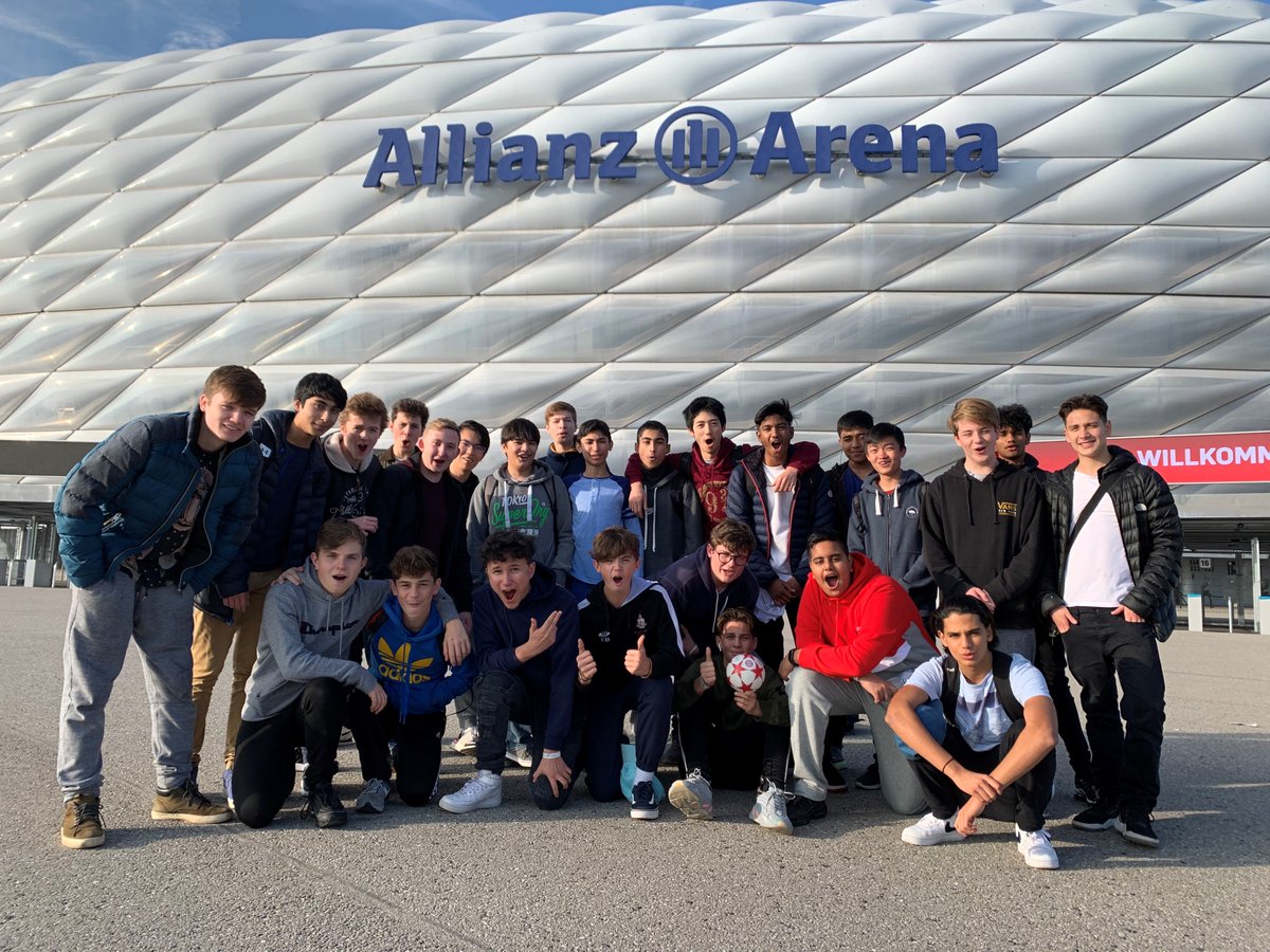 WhitgiftSchool1's tweet photo. Over half term, our Fifth Form Physics students went to Munich and visited Max Planck Institute, TUM Labs, BMW Museum, Deutsches Museum, Olympic Tower and the Allianz Arena. #WhitgiftScience #WhitgiftTrips https://t.co/HZRI8jPsEF