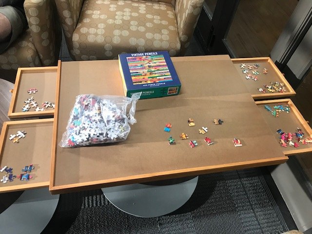 bbsLIBandLIFE's tweet photo. New day--New Puzzle!  Did you know today is National Stress Awareness Day?  Your BBS library offers some nice ways to manage stress; do a puzzle, read quietly, get that homework finished and have your evenings free! https://t.co/ICI45DlbHQ