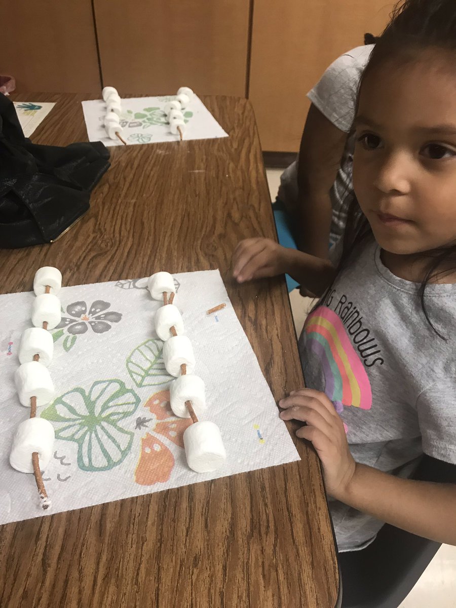KonnieHarber's tweet photo. Math with marshmallows and pretzels. #PreK #webbelem #kidsdeserveit. #lovemyjob https://t.co/tLyHEHgED3
