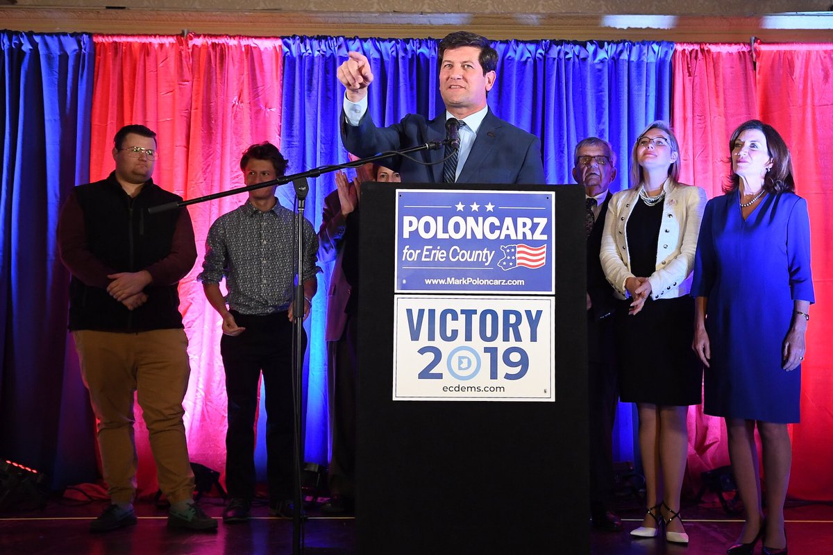 ZellnerforECDC's tweet photo. Congratulations to the leader of our Community and the Captain of our team @markpoloncarz #4MoreYears #Victory2019 https://t.co/WZCagJvDZx