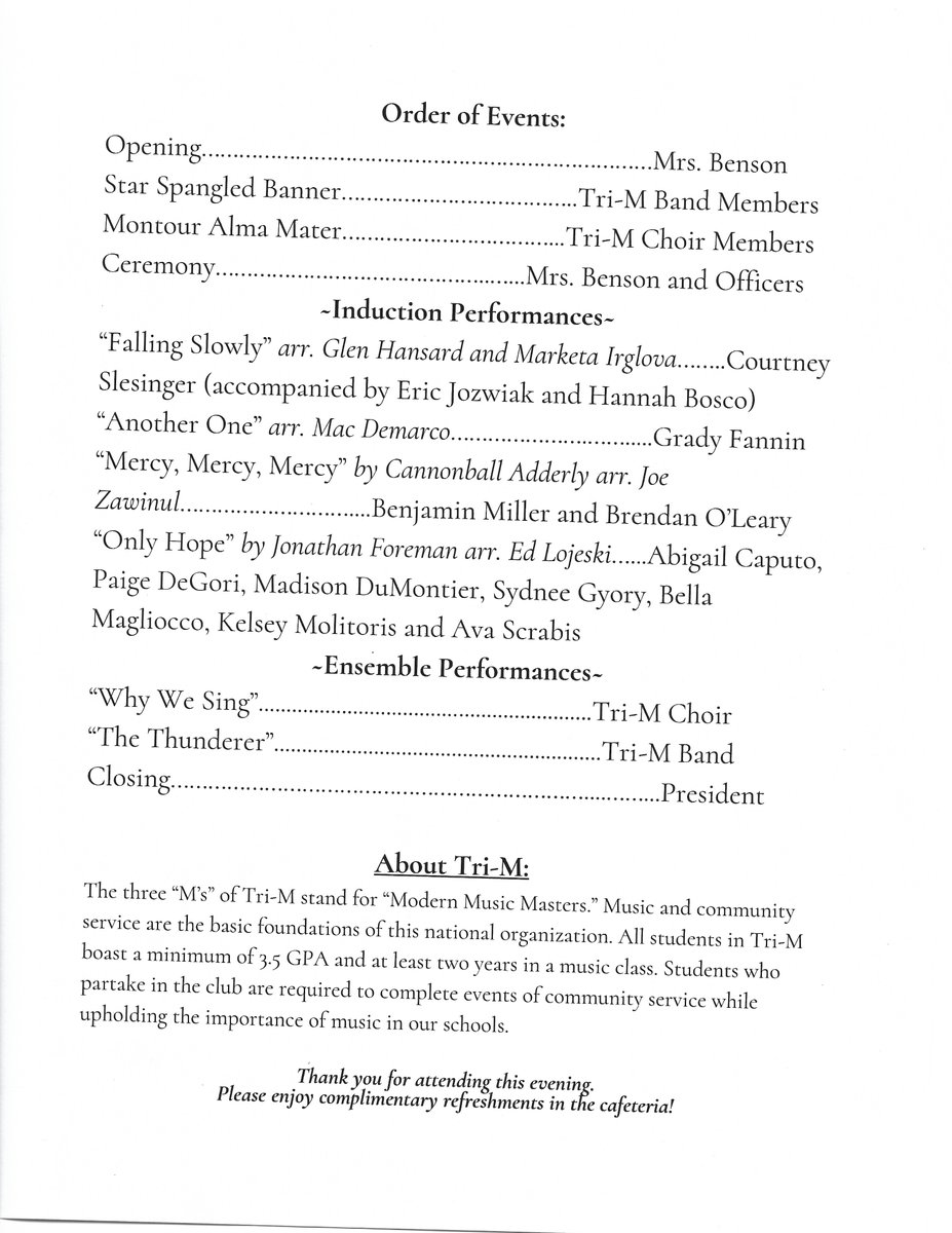 Congratulations and #MontourProud of our <a href="/Montour_TriM/">Montour Tri-M</a> Inductees! #MusicInspires <a href="/vruth9/">Vicky Benson🎵❤️</a>