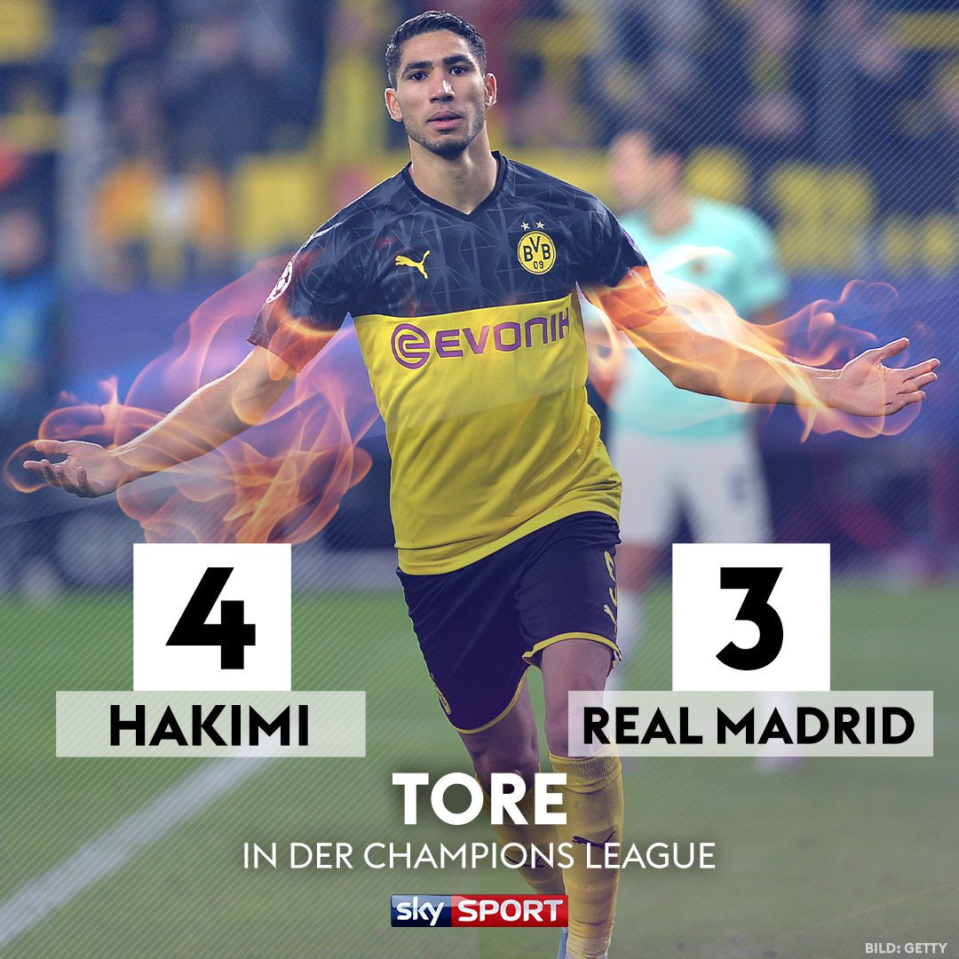 Izemanass's tweet image. 🚨🚨 SkySport 🎙 Hakimi est actuellement prêté par Real. Les portes pourraient certainement les utiliser à Madrid. #BVBInter