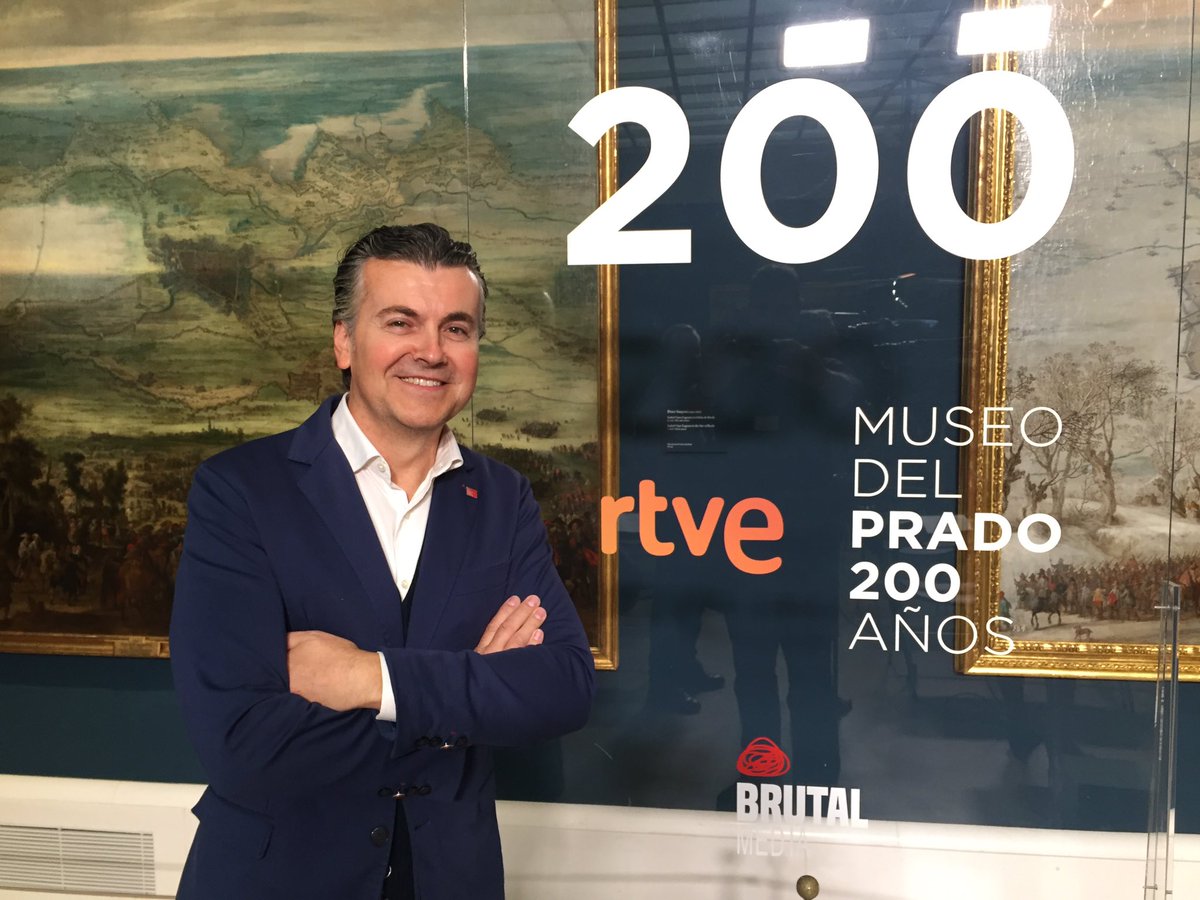 ramongener's tweet photo. A partir de mañana 22:00h estrenamos en @la2_tve la nueva miniserie “200” de 4 cap. para celebrar el bicentenario del @museodelprado Una serie para descubrir, de modo muy distinto, una de las pinacotecas más maravillosas del mundo!  Gracias a @rtve y al #Prado por esta aventura! https://t.co/cvfx1PJvuX